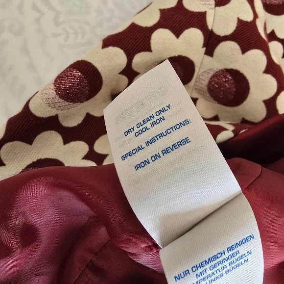 NWT Boden Harriet Daisy Jacquard Sheath Dress Size 8P (Med Petite) Cream/Mauve - Picture 8 of 13